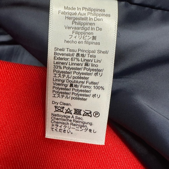 J. Crew Helena Blazer red size 14 - Picture 9 of 11